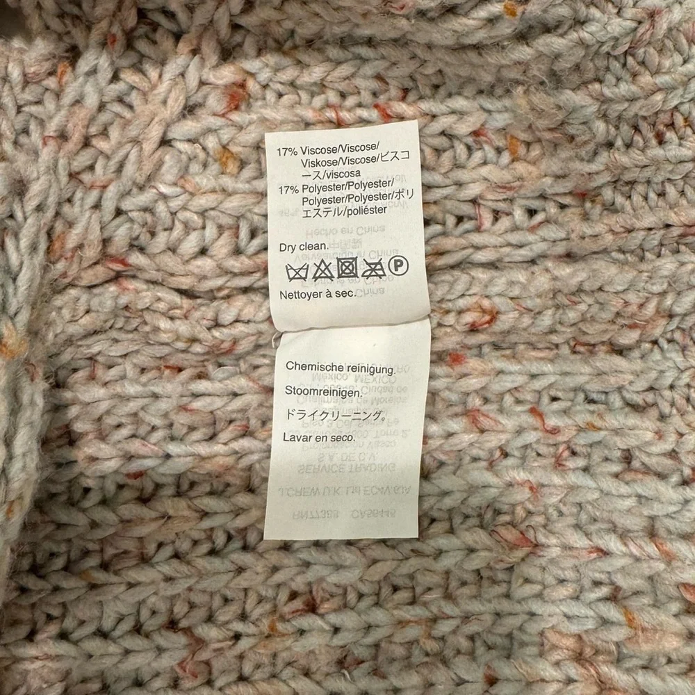 J CREW POINT SUR chunky ribbed crewneck sweater